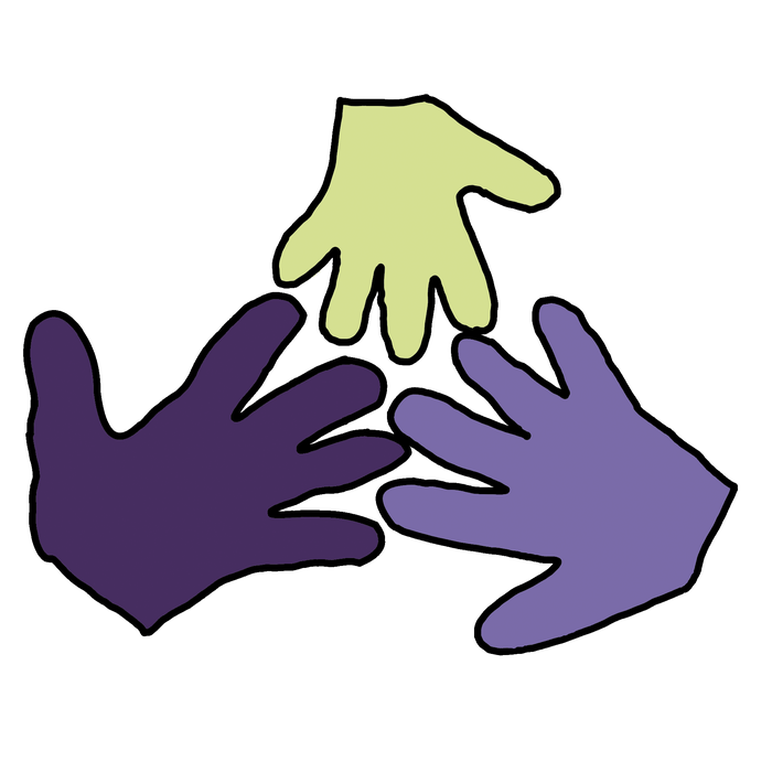 Drei Hände – JOMAMI Symbol