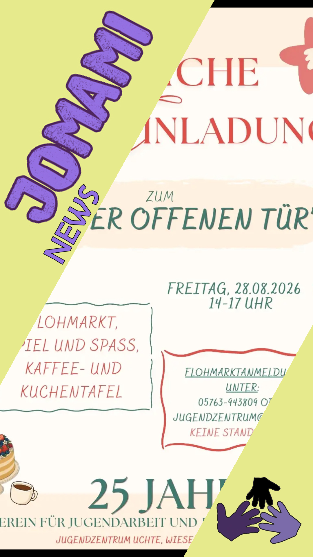 JOMAMI beim 25. Jubiläum des Jugendzentrums Uchte