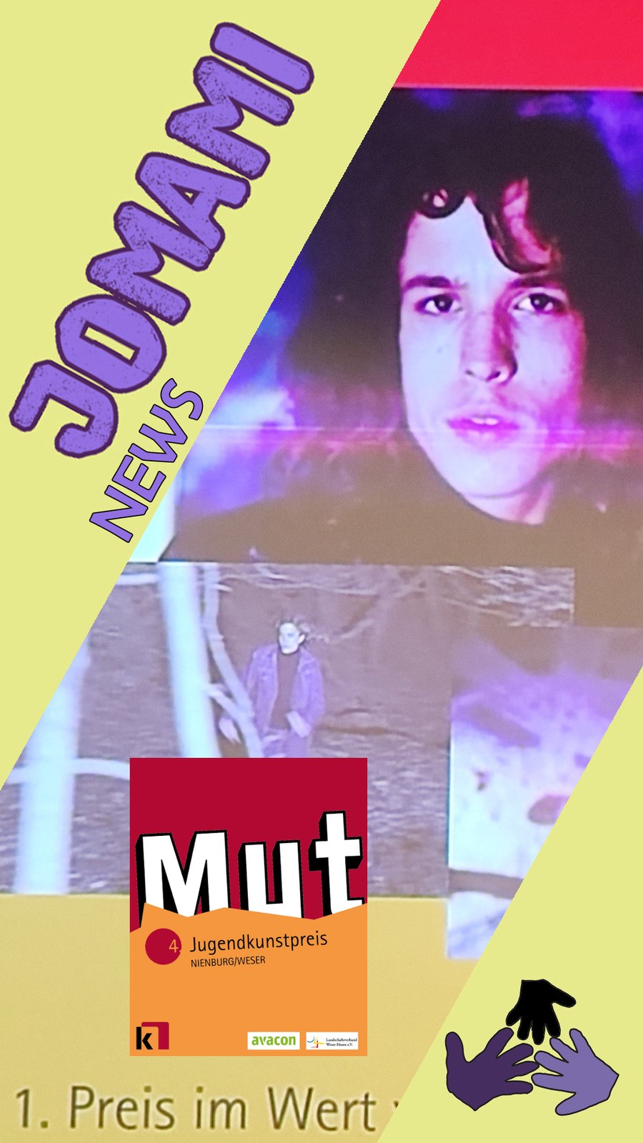 JOMAMI Short zum Jugendkunstpreis Mut